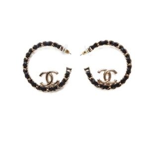 CHANEL CC Chain-Detail Earrings